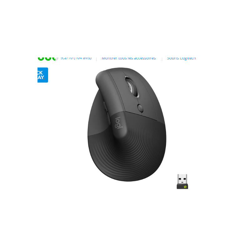 Souris ergonomique verticale